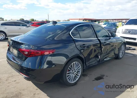 2018 Alfa Romeo Giulia Ti Lusso Awd из США, поврежденный, VIN ZARFAEEN4J7571532